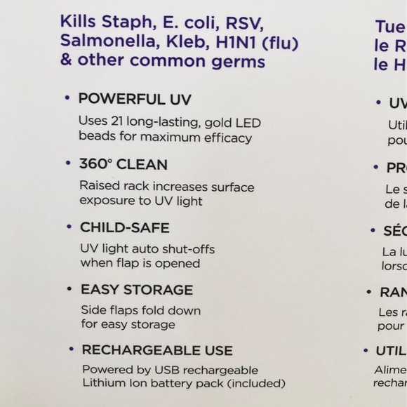 Munchkin, 59S UV, Nursery, Sterilizer, NEW In Box, SEALED - Picture 13 of 15